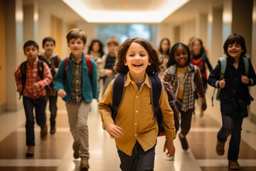 Students in the Hallway
