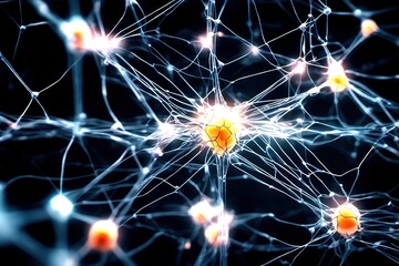 Obraz premium Neural Network Visualization