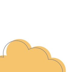 Corner Bubble with Line Element