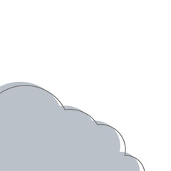 Corner Bubble with Line Element