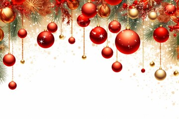 Christmas Background with Copyspace made with generative AI