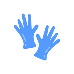 Fototapeta na wymiar Wear Gloves icon in vector. Illustration