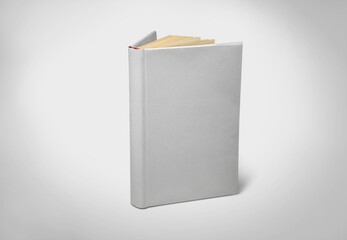 Book cover blank white Mokcup template