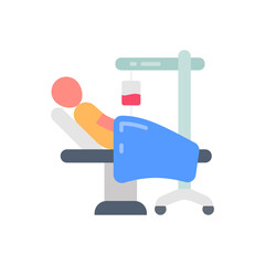Infected Patient icon in vector. Illustration