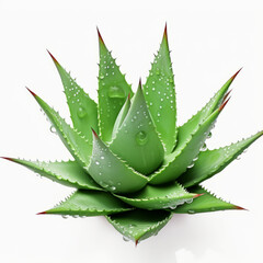agave on a white background.