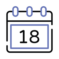 Check this beautifully designed vector of calendar, premium icon of planner