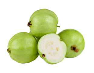 guava fruit isolated on white background