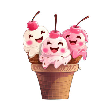 ice cream cartoon
