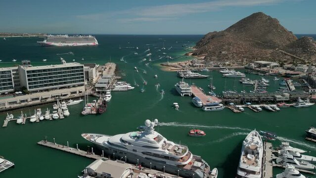 The yatch Marina in Cabo San Lucas