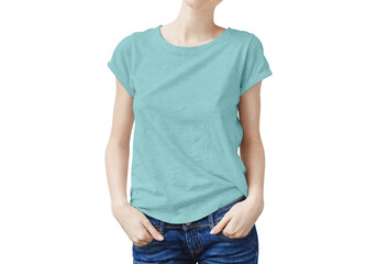 Obraz premium Women's Crewneck T-Shirt