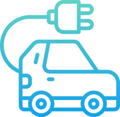 electric car icon