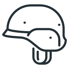 Safety helmet icon symbol image vector. Illustration of the head protector industrial engineer worker design image.