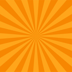 orange sunburst rays template background vector wallpaper for banners,website.