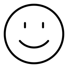 Fototapeta premium Happy icon