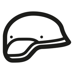 Safety helmet icon symbol image vector. Illustration of the head protector industrial engineer worker design image.