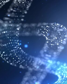 Infinity Twist Background. An infinity symbol crafted from mesmerizing particles