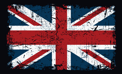 UK Grunge flag texture wallpaper