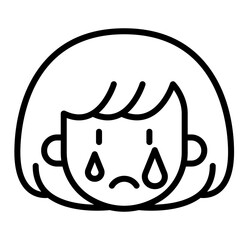 Sad icon