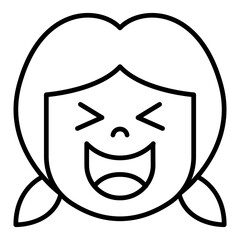 Laughing icon