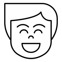 Laughing icon