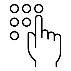 Obraz premium Password icon