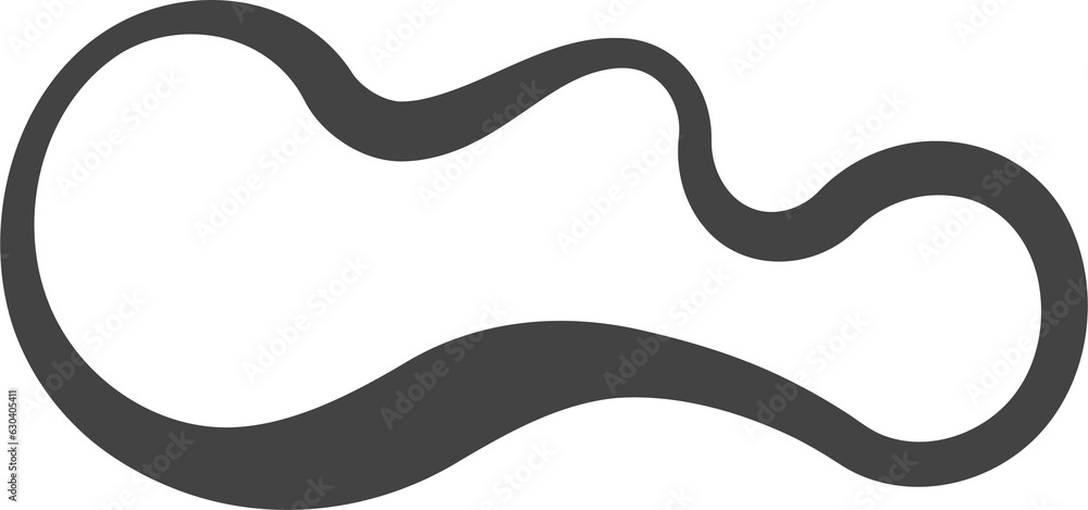 Poster organic abstract shape. liquid organic blob. random black simple ink drop. fluid element