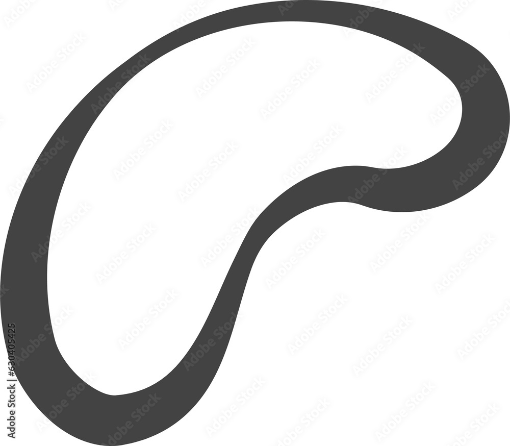 Poster organic abstract shape. liquid organic blob. random black simple ink drop. fluid element