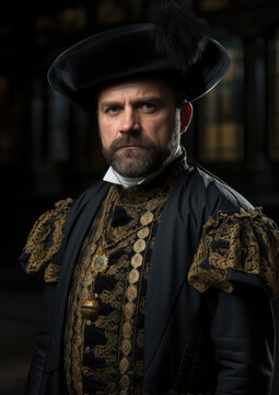 A Portrait of a 16th Century Man