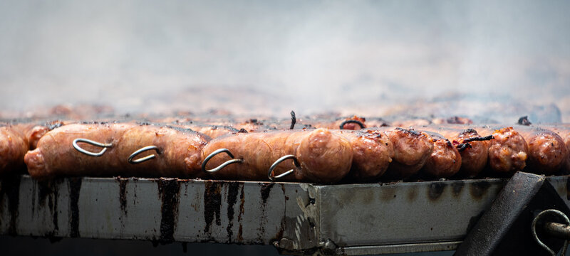 parrilla, chorizo criollo