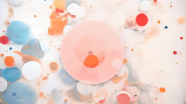 A static background featuring a topdown view of dried paint randomly dispersed in concentric circles Abstract wallpaper background