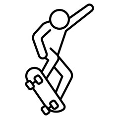 Skateboard icon © North