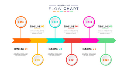 Vector infographic timeline process . Can be used for workflow diagram, info chart, web design.