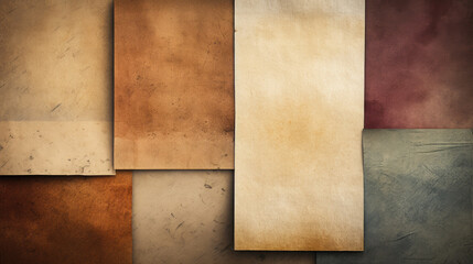Vintage Paper Texture Background Created with Generative AI