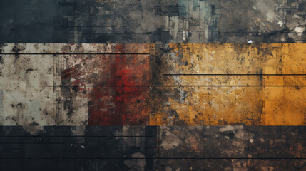 Urban Background: Edgy Textures with Distressed Elements for Urban-Themed Designs Created with Generative AI