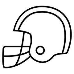American football helmet icon