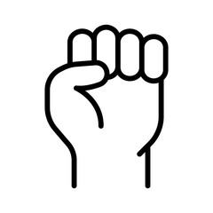 Obraz premium Fist icon