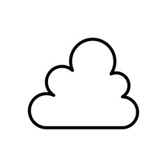 Fototapeta premium Cloud icon