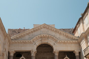 Split Triangle Roof: Detail of Historic Building