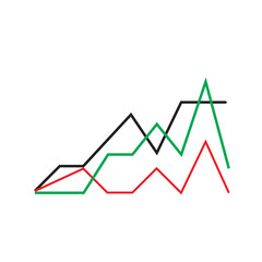 Bussines Graph and Chart Icon Design