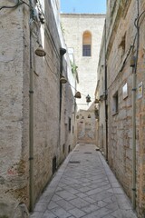 A characteristic street of Ruffano, an old village in the province of Lecce, Italy.