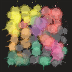 Abstract colorful water color for background.