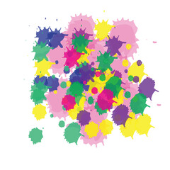 Abstract colorful water color for background.