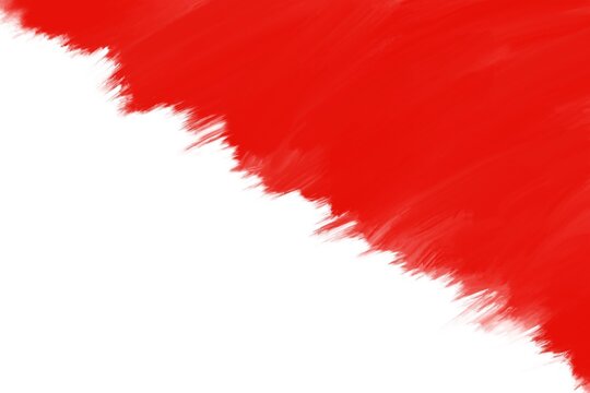 Red and white background brush perfect for Indonesian nation flag