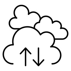 Cloud computing icon
