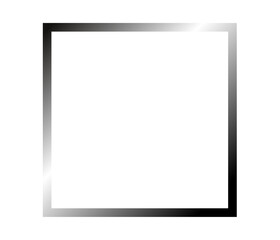 Vector realistic squared black frame