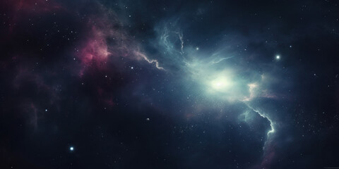 Colorful space galaxy cloud nebula. Stary night cosmos. Universe science astronomy. Supernova background wallpaper. - obrazy, fototapety, plakaty