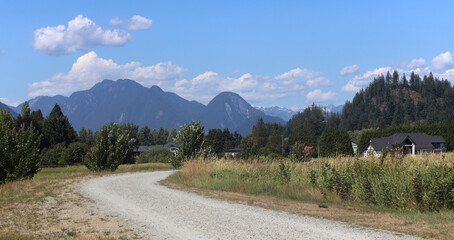 Fototapeta na wymiar Tranquil country scenery somewhere in British Columbia