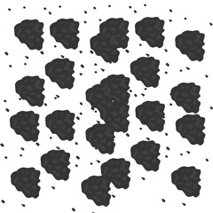 Stone Asteroid Belt Realistic Vector Illustration