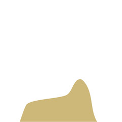 Desert Rock Vector,Cartoon Stone Canyon arc