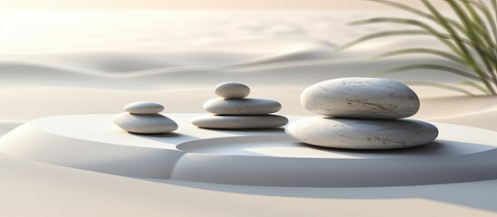 Zen stones that have an area where you can customize with text or ideas. The stones represent the Zen concept and provide a space for you to add your own thoughts.